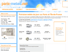 Tablet Screenshot of paris-meteo.net